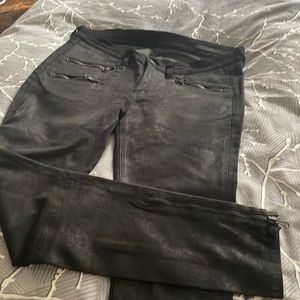Rag and bone leather pants straight legs